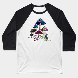 Garden of Shrooms Baseball T-Shirt